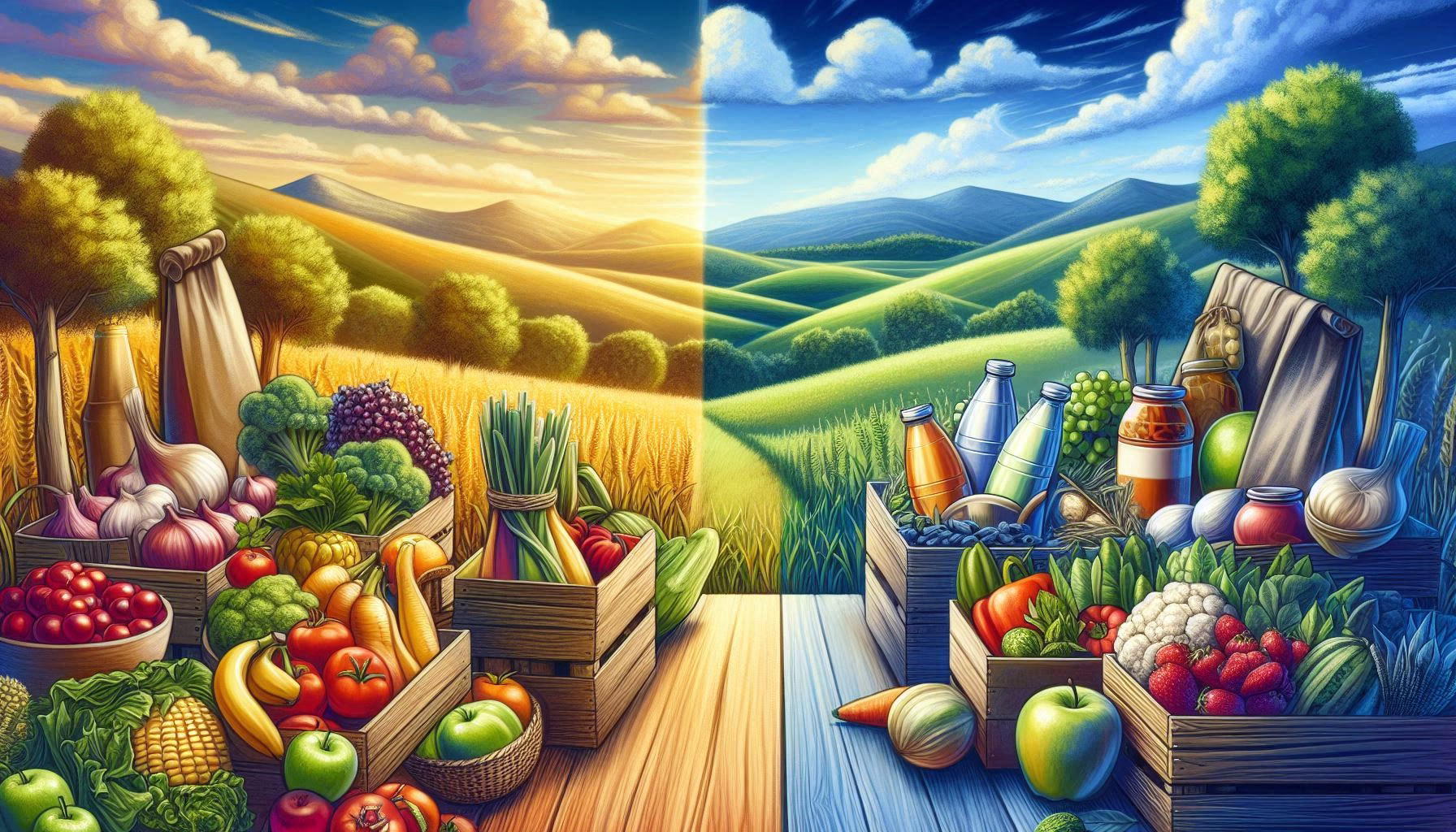 Productos naturales contra orgánicos